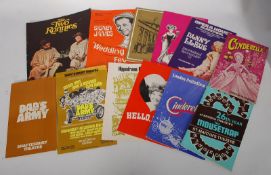 A selection of good vintage theatre programmes to include, The Two Ronnies, Dads army (with rare