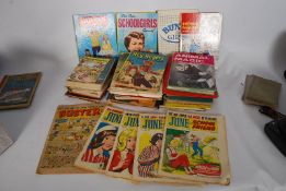 A quantity of childrens books, magazines and comics, 1960's , to include Bunty, Roy Rogers.