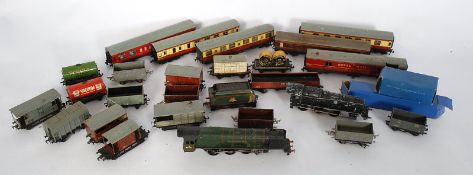 A large quantity of railway rolling stock, trailers and locomotives (locomotives af) Includes