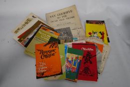 A quantity of Bristol Hippodrome and Theatre Royal Bath local interest theatre programmes along with