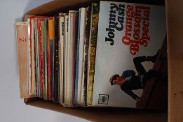 A quantity of albums to include Scottish folk, Irish folk / Rebel Johnny Cash. A large amount of the