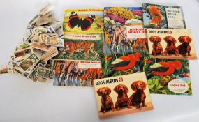 A collection of Brooke Bond Tea tea cards complete in albums along with a large quantity of assorted
