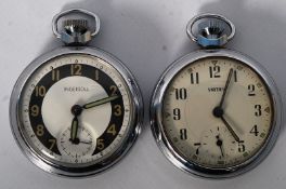 An Ingersoll pocket watch together with a Smiths pocket watch, each having subsiduary seconds