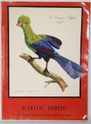 Exotic Birds folio print book by Barraband, featuring many full colour prints of exotic aviary