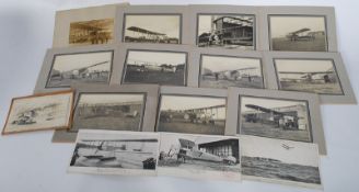 A collection of vintage photographs relating to Avro Aircraft (British Manufacture), most probably
