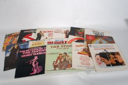 A selection of mainly James Bond soundtrack LP records, but also other soundtracks to include