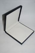 A box of 50 unused new Duke style jewellery boxes each in individual sleeves
