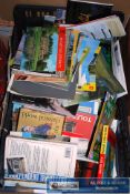 A quantity of travel books and maps etc.
