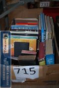 A quantity of hard back books to include geographical, reference, cookery etc