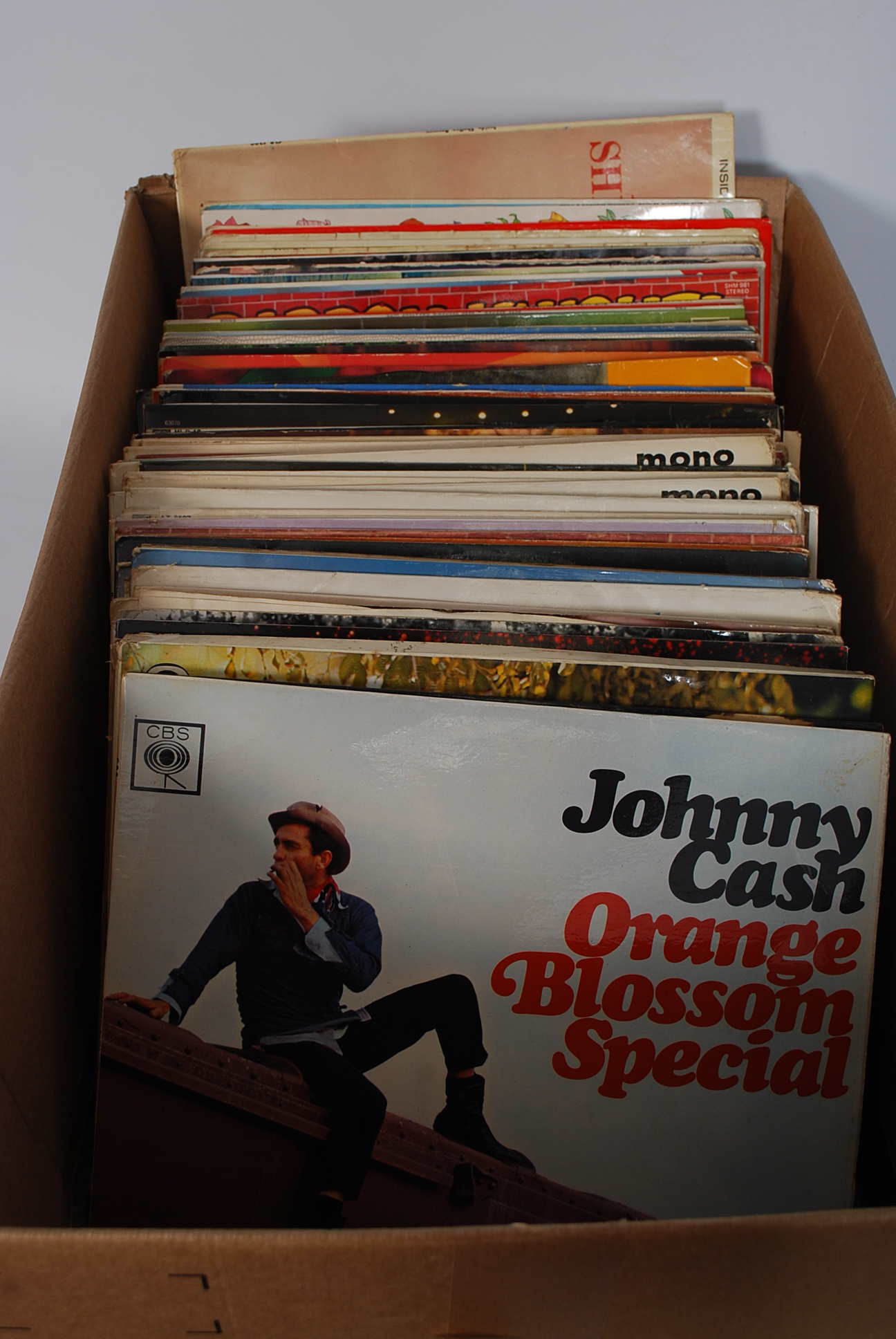 A quantity of albums to include Scottish folk, Irish folk / Rebel Johnny Cash. A large amount of the