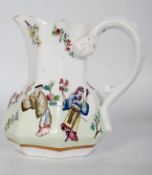 A Georgian Spode Felspar porcelain hydra jug No 3644. The octagonal jug decorated with Chinese