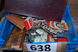 1960's - 1970's Scrabble, Topps bubblegum cards, mixed coins etc.