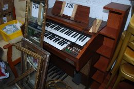 A Galanti electronic piano organ.