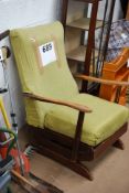 A 1950's rocking chair.