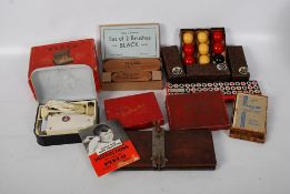 A quantity of vintage parlour games and others to include Pit etc.