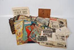A good collection of Parade 1940`s World War 2 military magazines together with a collection of