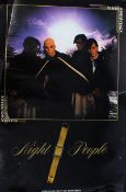 Music Memorabilia. An unframed Classix Nouveaux  Night People music album poster. Notation to