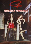 Music Memorabilia. An unframed Gillan music single / album  poster entitled `Touble Trouble`.