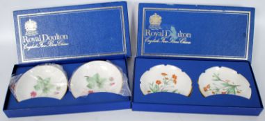 2 boxed sets of Royal Doulton coasters.
