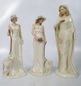 3 Regal House SBL figurines of ladies, one being the Virgin Mary (AF)