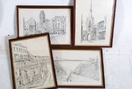 4 Griffin prints to include University Tower, Royal York Crescent, etc. Each 28cm x 38cm.