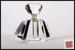 A large Art Deco style perfume bottle. 11cm tall