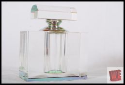 A very large Art Deco style perfume bottle. 14cms tall