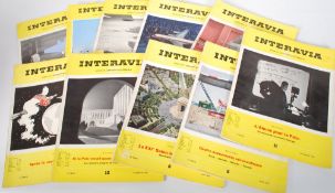 Selection of Interavia world monthly magazine covering Aviation - Astronautics - Electronics in the