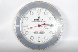 A Rolex Oyster wall clock