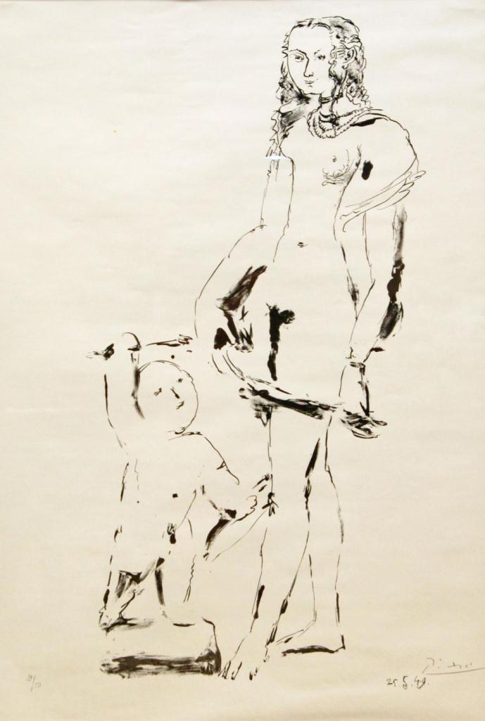 PABLO PICASSO ORIGINAL LITHOGRAPH 39/50 Pablo Picasso (SPANISH, 1881-1973) original lithograph