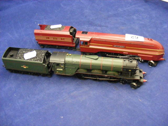 Hornby City of Bristol loco 6237 together with Hornby blink bonny loco 60051 unboxed est 20-40