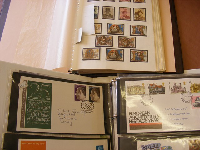 GB album 1974-79 um and used some in gutter blks of 4 also album FDC`s incl Voorrekker set cat £17