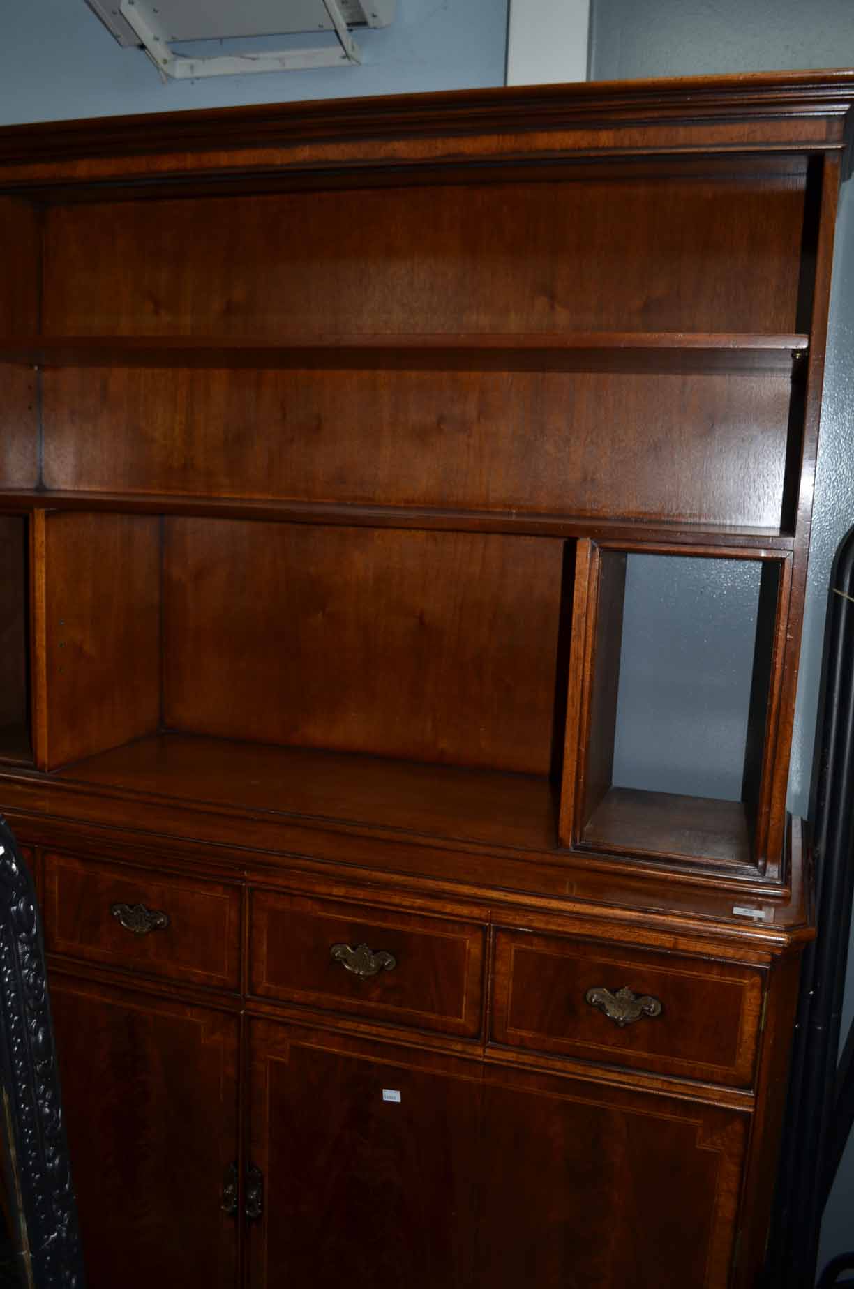 Mahogany bookcase cabinet