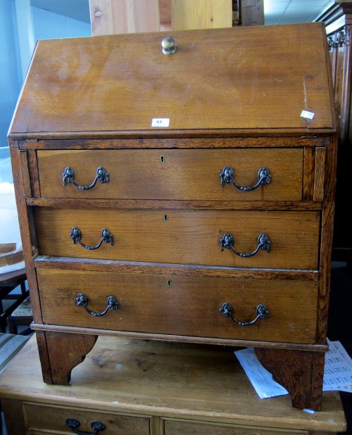 Oak bureau