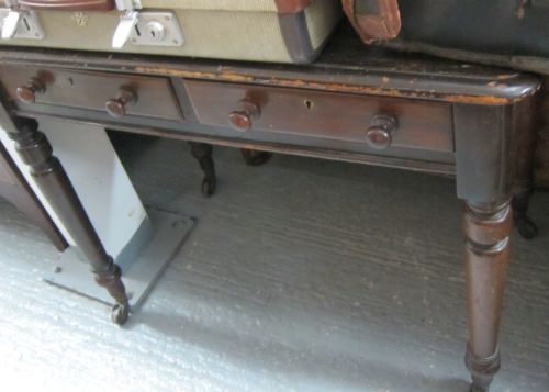 19th century mahogany side table,