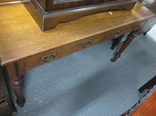 19th century walnut dressing table