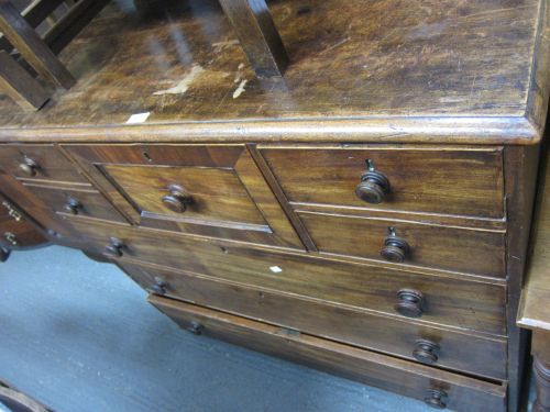 19th century mahogany chest of drawers