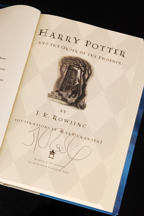 J. K. Rowling - Harry Potter & The Order of the Phoenix - An American issue first edition hard back