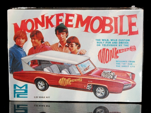 The Monkees - A Raybert Productions boxed Monkie Mobile 1/25 scale kit, length 23cm, within