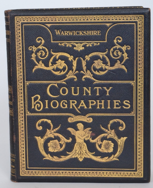 J Dale - Warwickshire County Biographies, tooled leather binding, published by J.G Hammond and