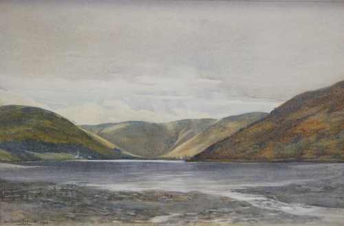 GEORGE STRATON FERRIER (1852 - 1912) - A Scottish loch scene watercolour, signed and dated 1900,