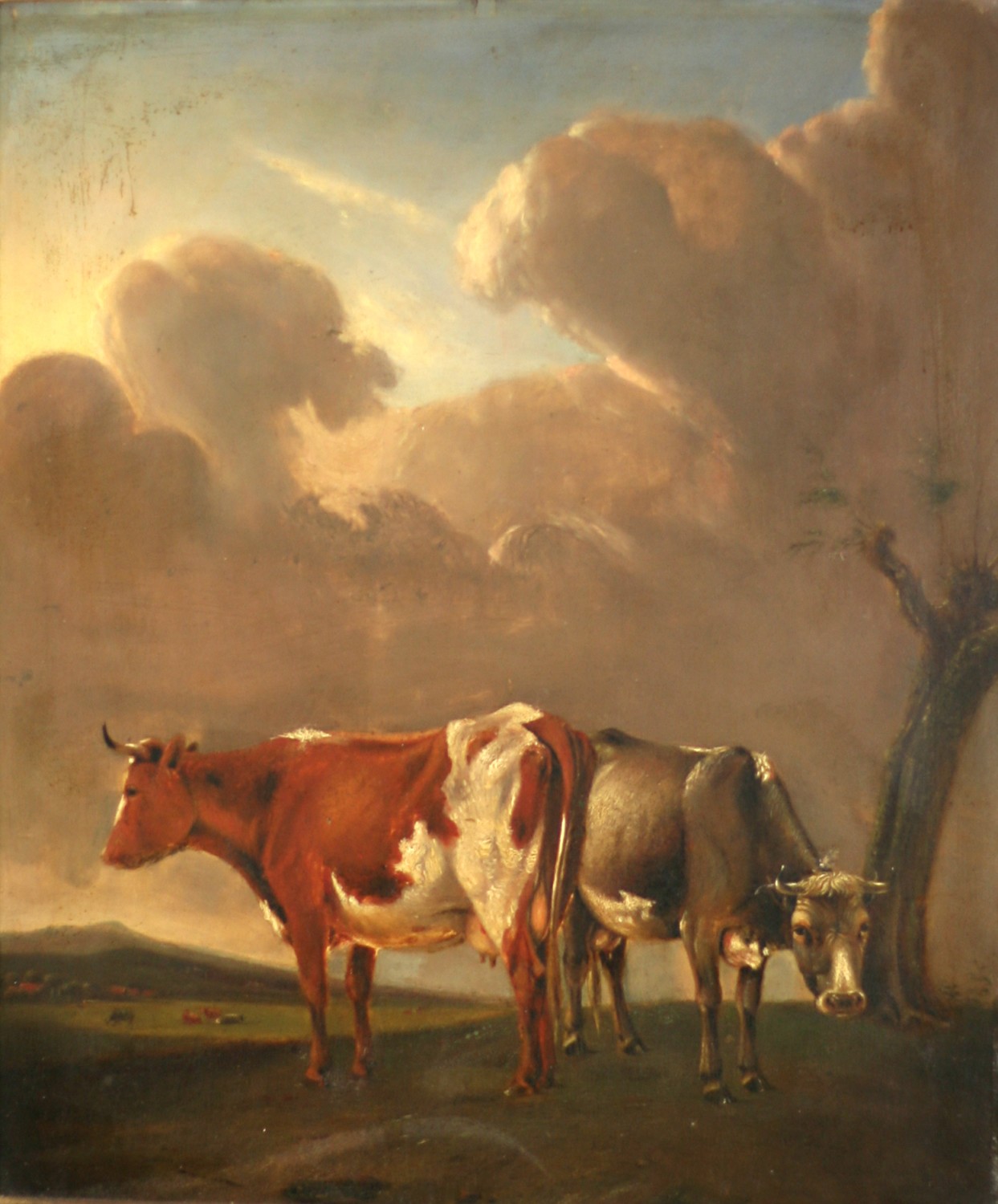 Early 19th Century Dutch School

"Cattle in a Landscape by a tree," oils on panel, 54cms x 44cms (