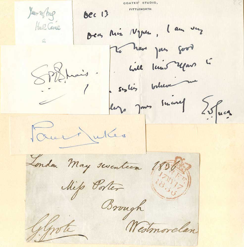 MEDICAL & SCIENCE AUTOGRAPH BOOK Collection - (COL) A collection of clipped signatures (some