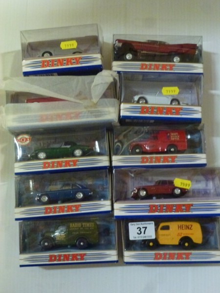 Ten assorted Matchbox and dinky models