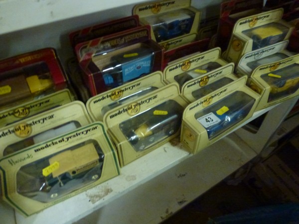 five matchbox models of yesteryear and 25 models of yesteryear