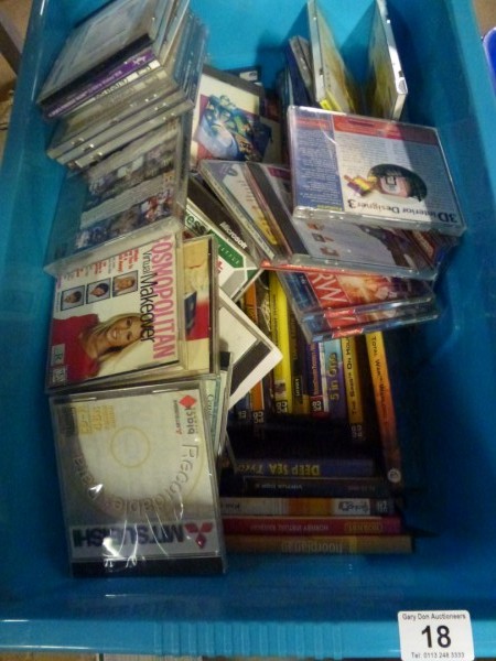 Box of Assorted PC Games