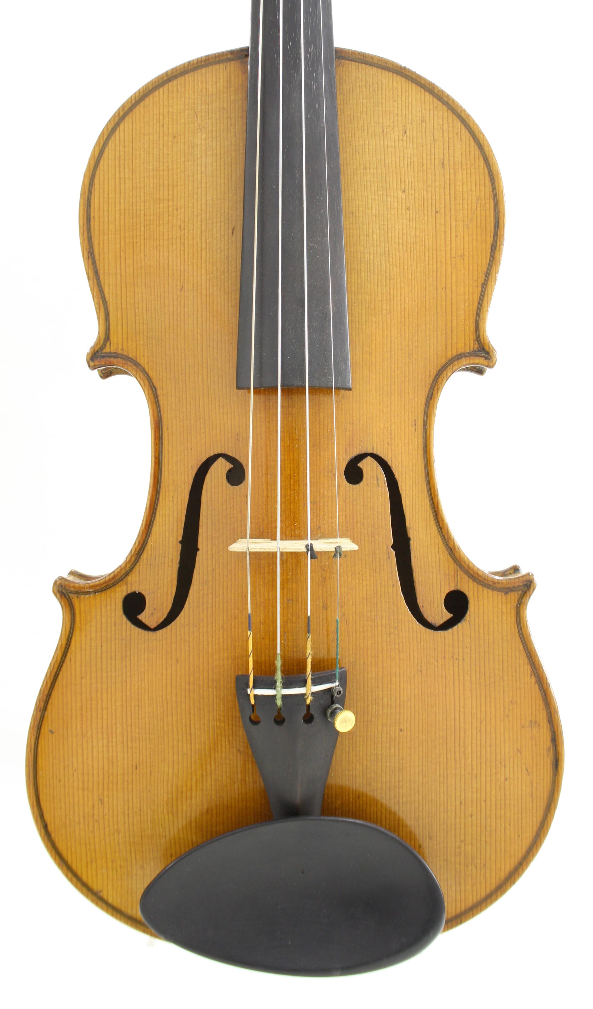 Violin labelled Claudio Gamberini fecit Trieste, Anno 1984, 14 1/8", 35.90cm