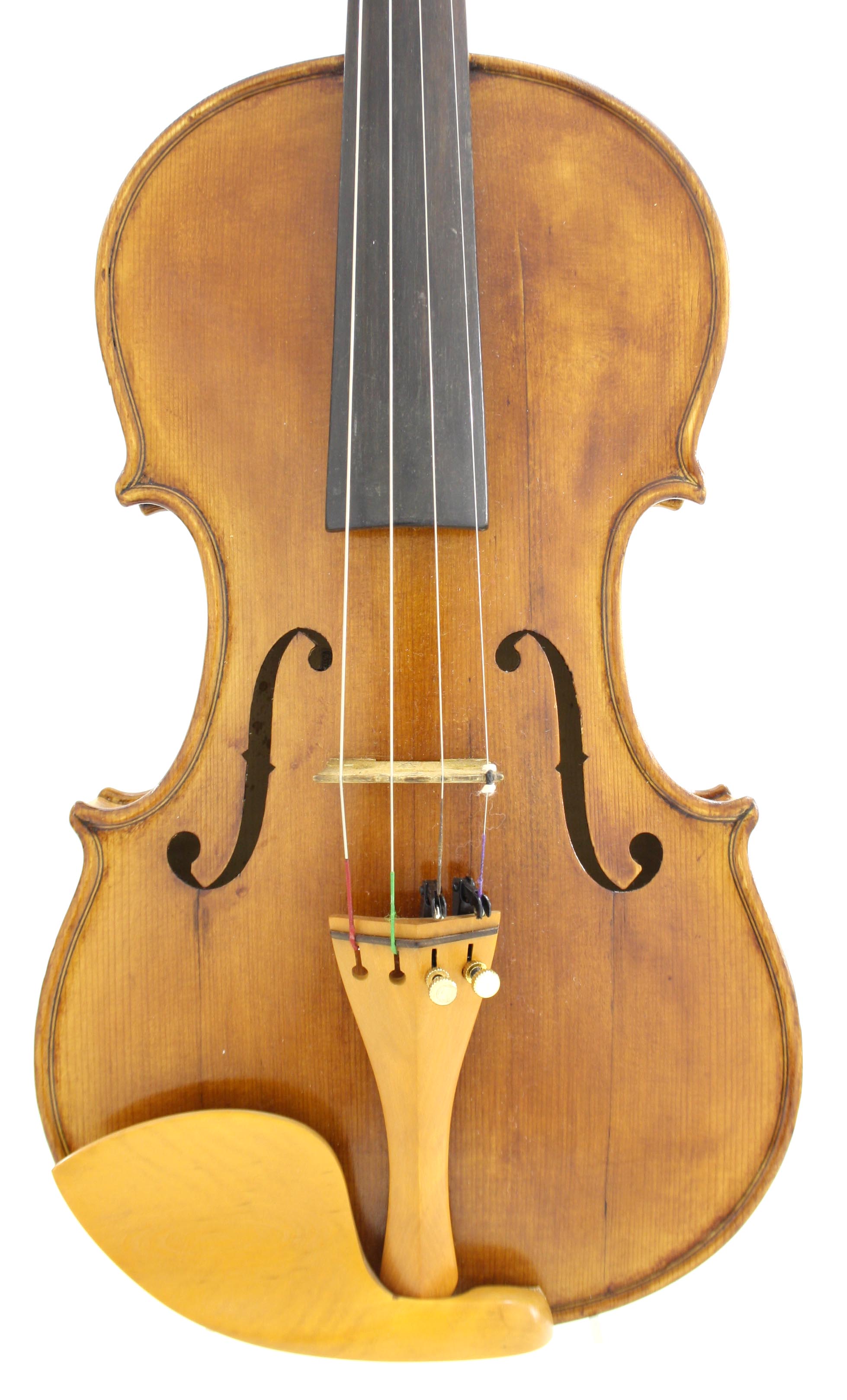 Hungarian violin labelled Tanczer Gyorgy, Debreczenben, 1914, 13 15/16", 35.40cm