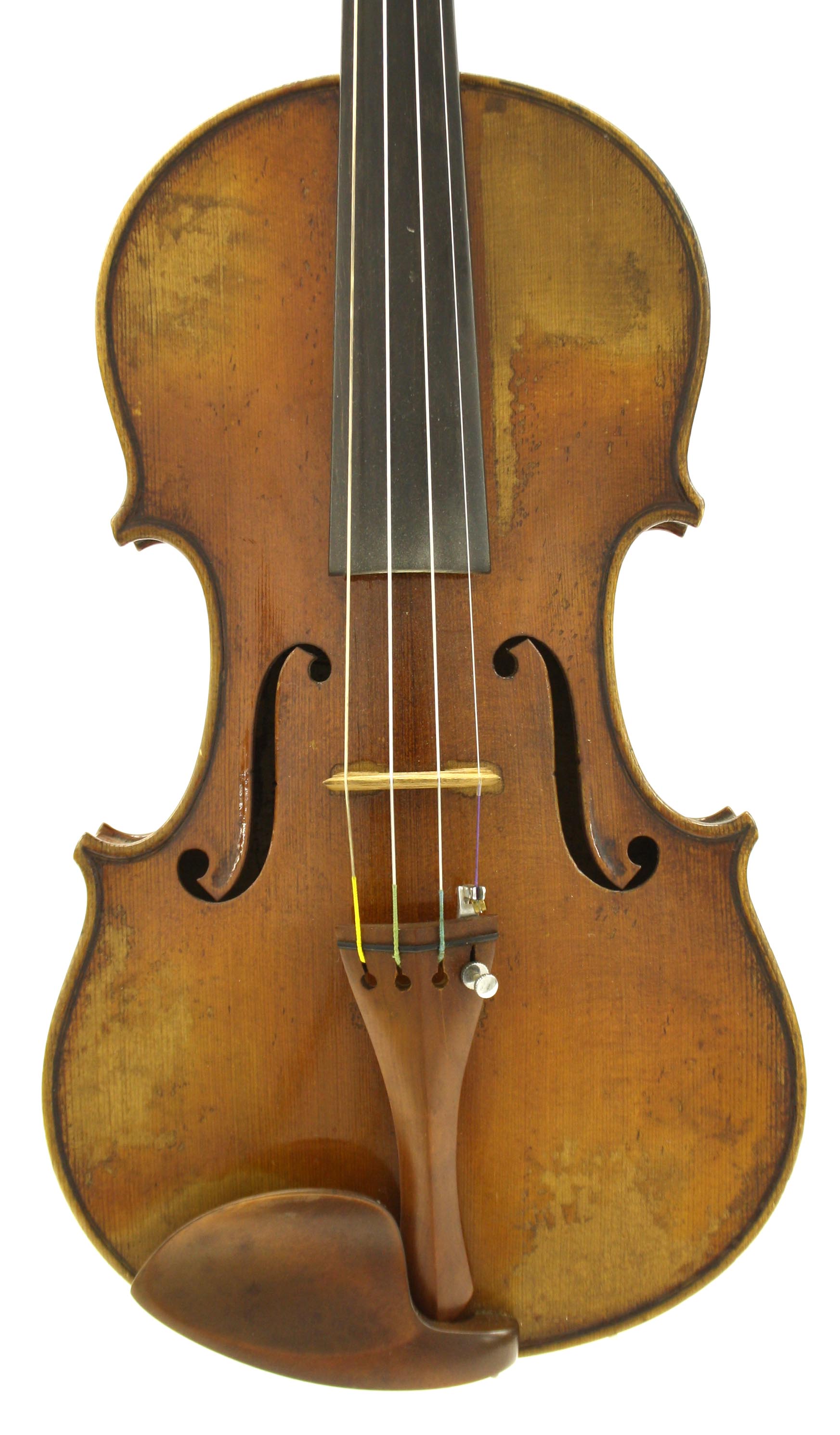 Good 19th century Tyrolean violin labelled Josef Thier, Innsbruk, Stradivarius Model, 1860, the