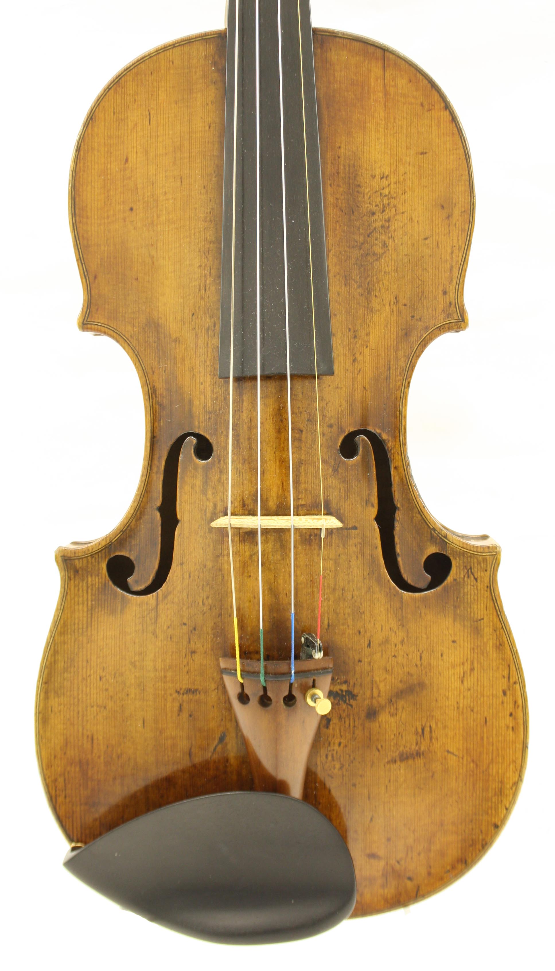 Good late 18th century Mittenwald violin of the Klotz School labelled Nicolaus Amatus Cremonen...,